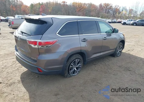 2016 Toyota Highlander Xle V6 из США, поврежденный, VIN 5TDJKRFH8GS299258